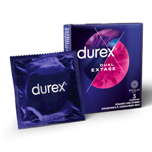 Презервативи Durex® Dual Extase