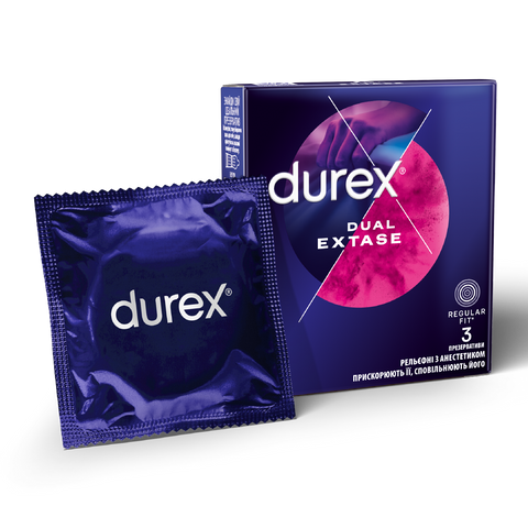 Презервативи Durex® Dual Extase
