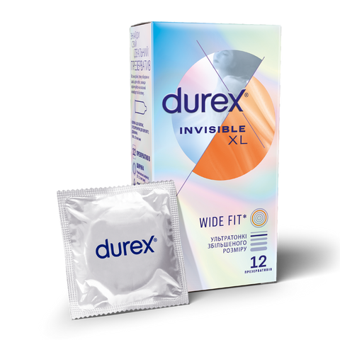 Презервативи Durex® Invisible XL