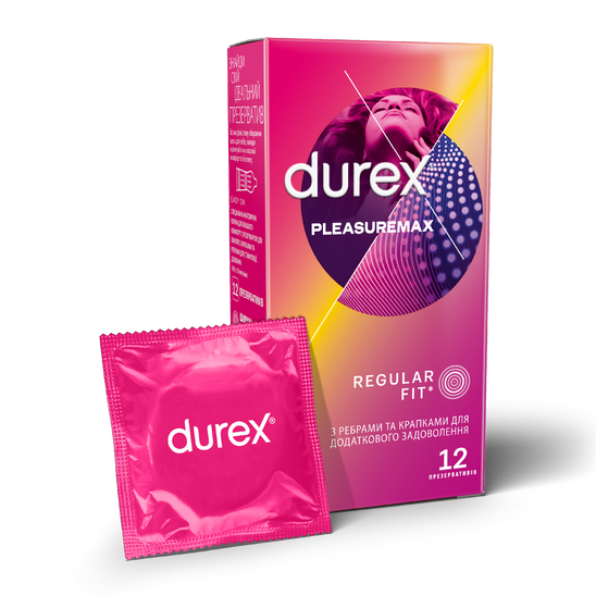 Презервативи Durex® Pleasuremax