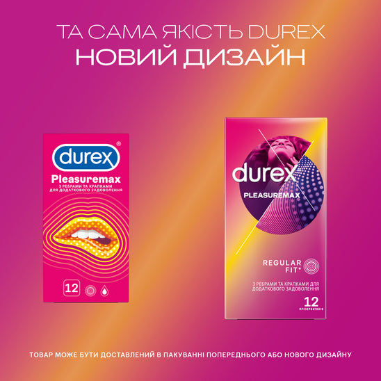 Презервативи Durex® Pleasuremax